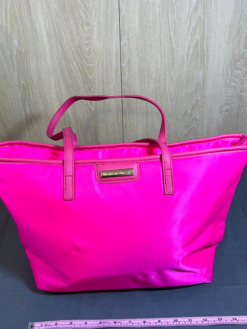 Montana West Nylon Tote - Hot Pink/Fuchsia - Like New